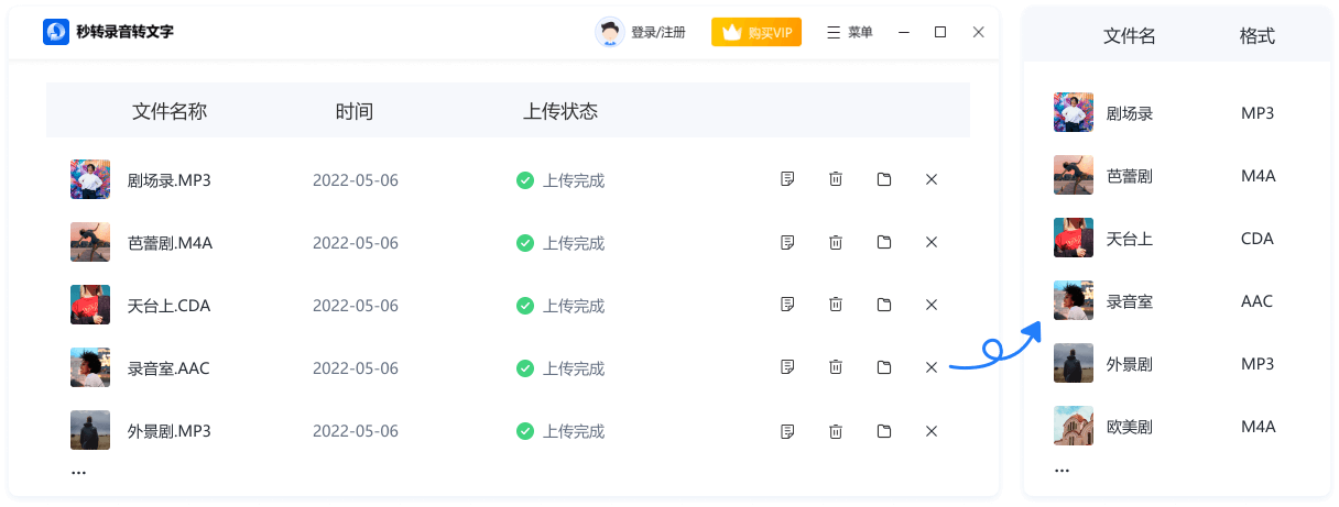 支持多种格式展示图