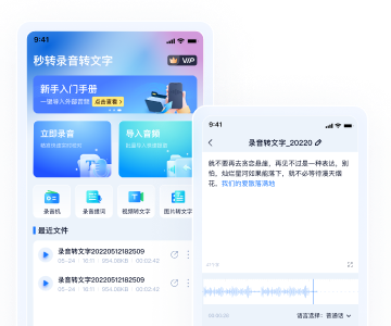 秒转录音转文字